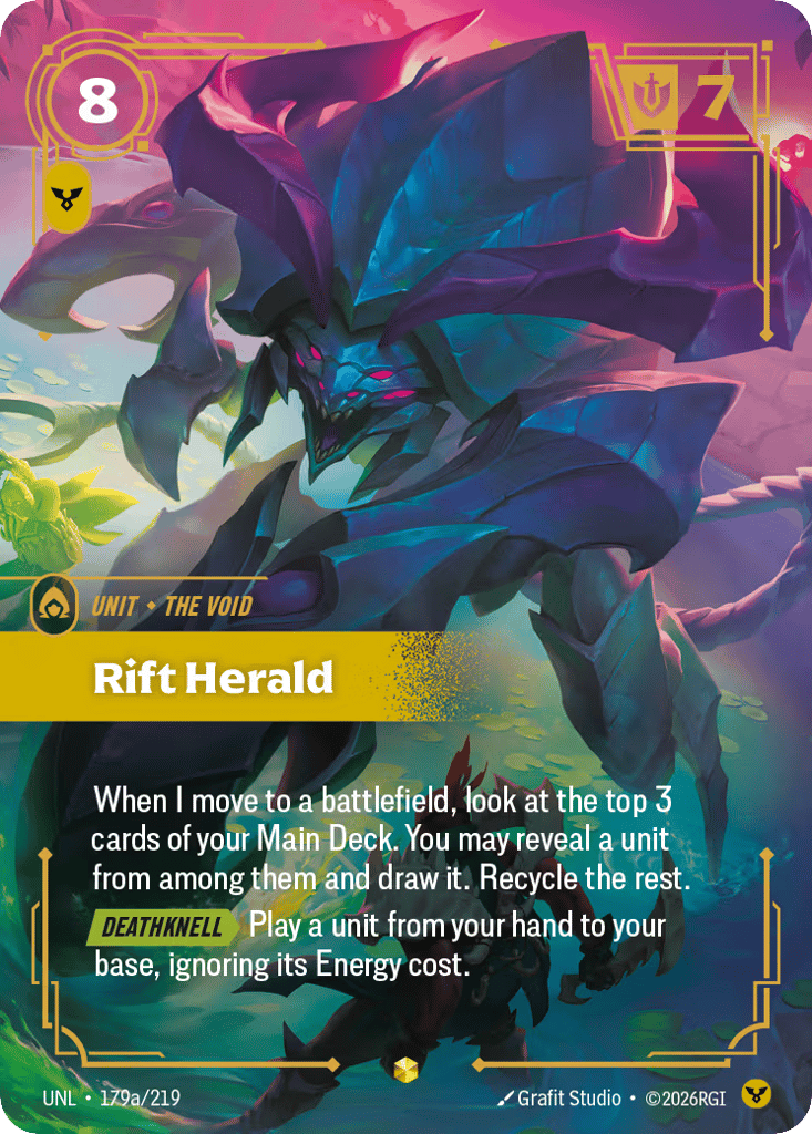Rift Herald UNL-179a - Alternate Art - Unleashed - Near Mint Riftbound Card