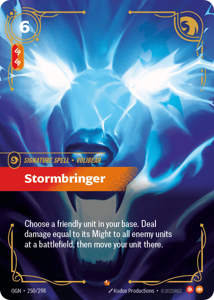 Stormbringer OGN-250 - Epic - Origins - Near Mint Riftbound Card