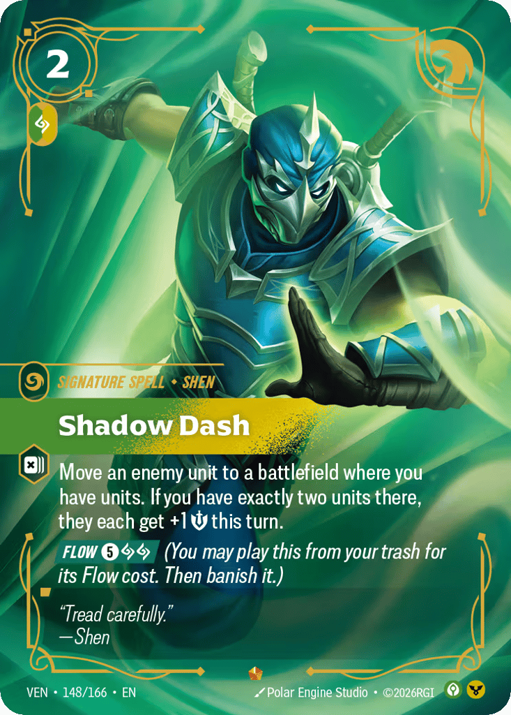 Shadow Dash VEN-148 - Epic - Vendetta - Near Mint Riftbound Card