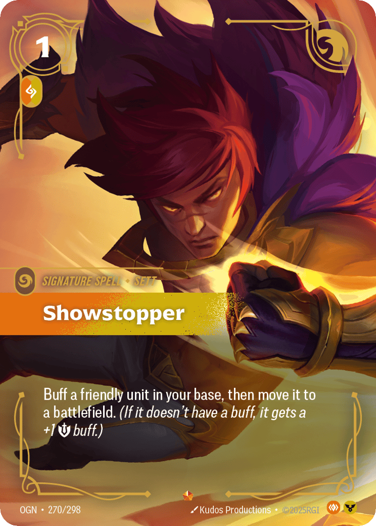 Showstopper OGN-270 - Epic - Origins - Near Mint Riftbound Card