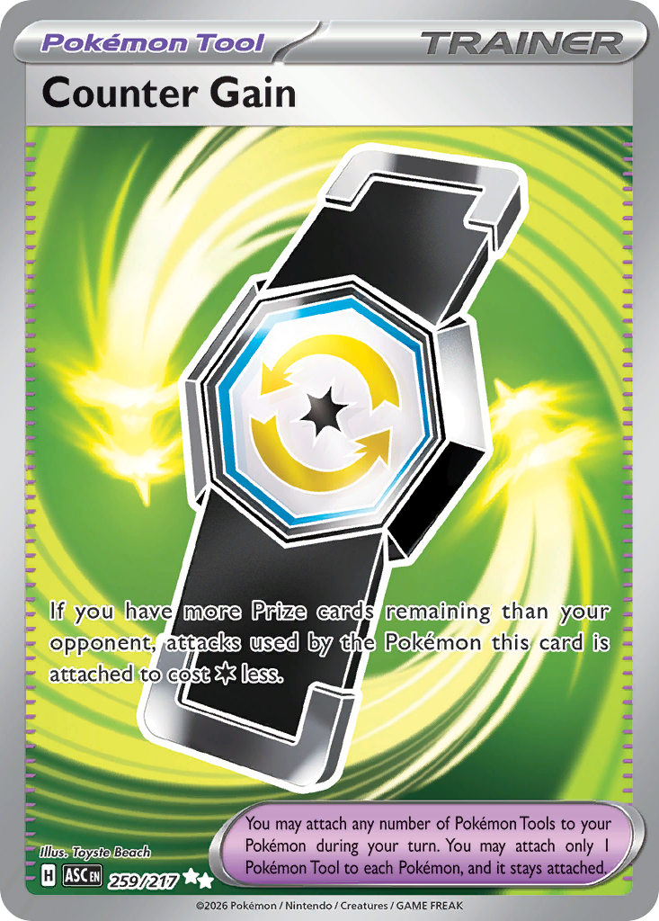 Counter Gain 259/217 - Full Art - Ascended Heroes - Near Mint Pokemon Card