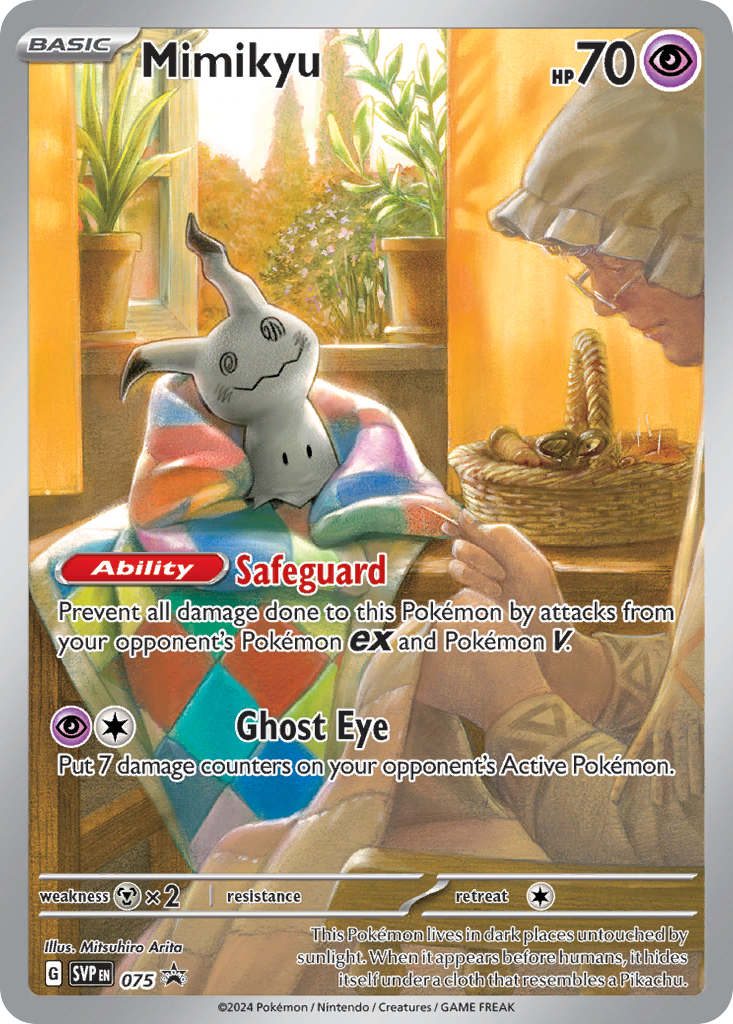 Mimikyu Promo SVP075 - Promo - Pokemon Promo - Near Mint Pokemon Card
