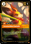 Irresistible Faefolk UNL-112 - Rare - Unleashed - Near Mint Riftbound Card