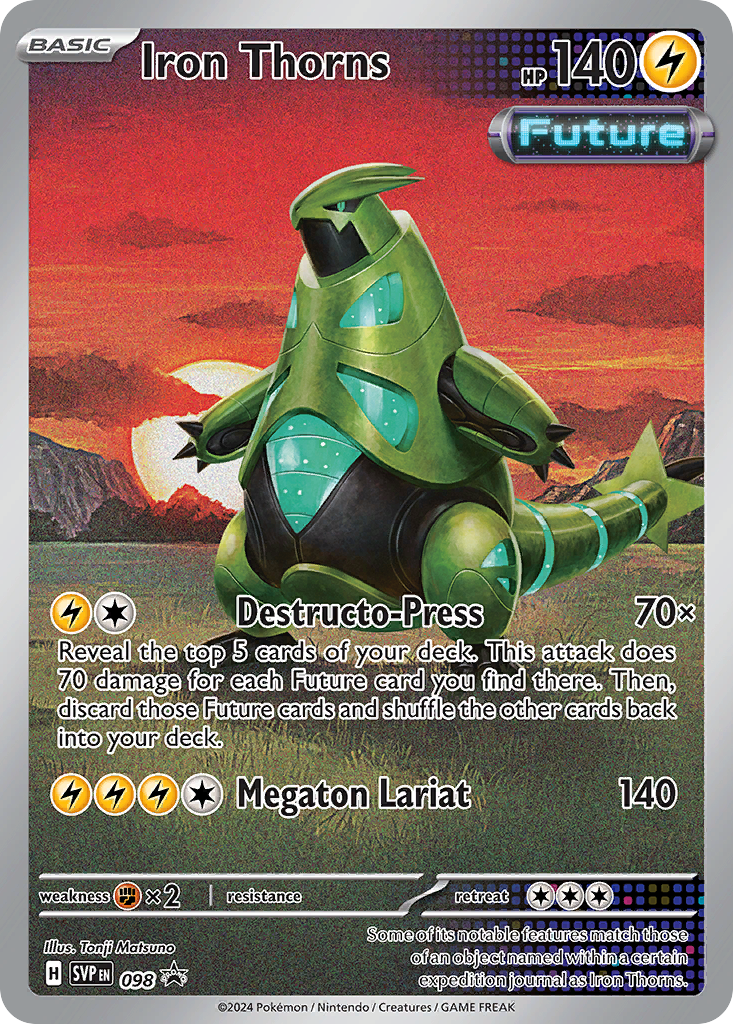 Iron Thorns SVP098 - Promo - Pokemon Promo - Near Mint Pokemon Card