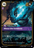 Rhasa the Sunderer OGN-195 - Rare - Origins - Near Mint Riftbound Card