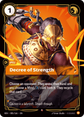 Decree of Strength VEN-085 - Rare - Vendetta - Near Mint Riftbound Card