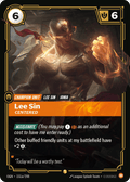 Lee Sin - Centered OGN-151a - Alternate Art - Origins - Near Mint Riftbound Card