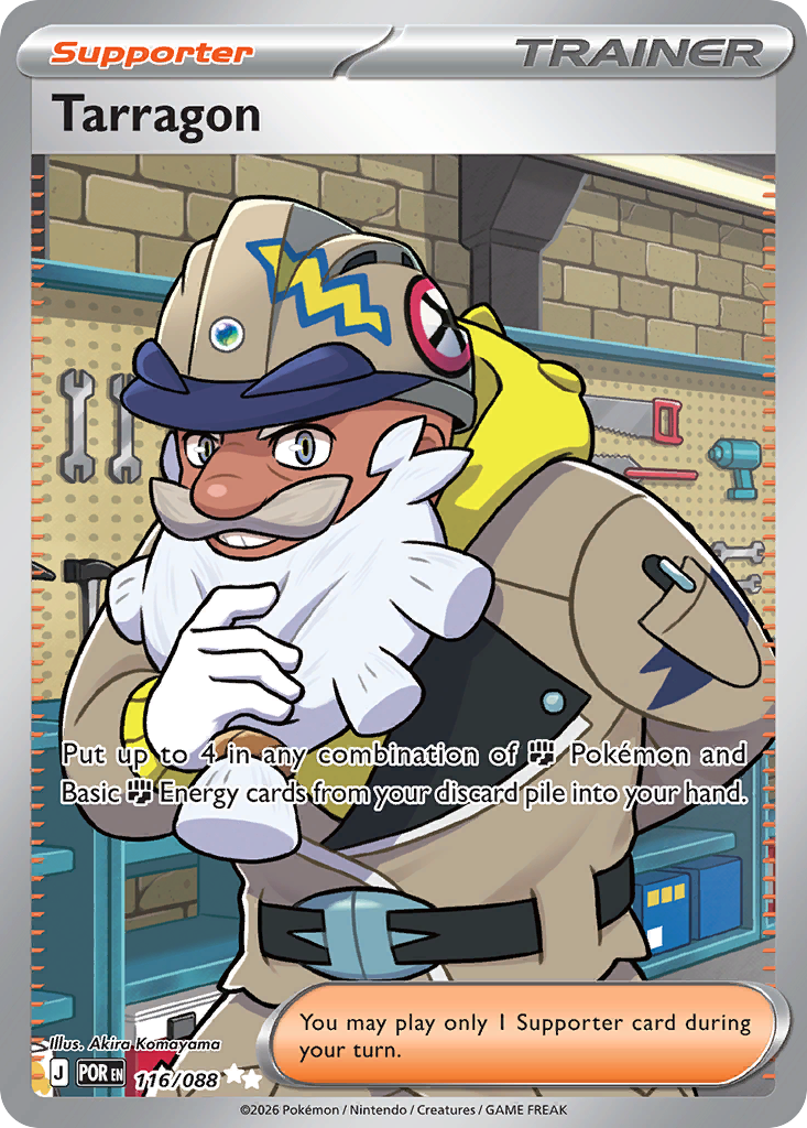 Tarragon 116/088 - Full Art - Perfect Order - Near Mint Pokemon Card