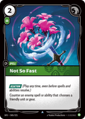 Not So Fast SFD-045 - Uncommon - Spiritforged - Near Mint Riftbound Card