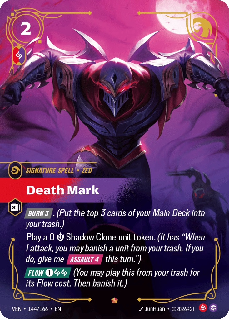 Death Mark VEN-144 - Epic - Vendetta - Near Mint Riftbound Card