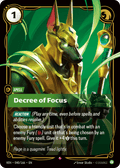Decree of Focus VEN-040 - Rare - Vendetta - Near Mint Riftbound Card
