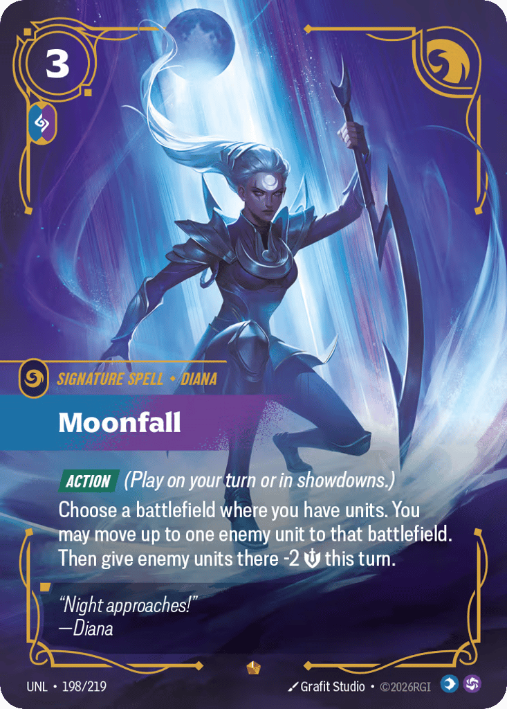 Moonfall UNL-198 - Epic - Unleashed - Near Mint Riftbound Card