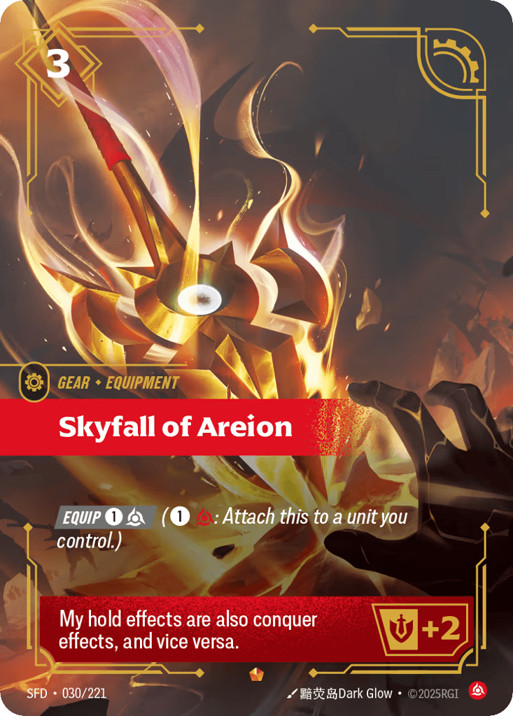 Skyfall of Areion SFD-030 - Epic - Spiritforged - Near Mint Riftbound Card