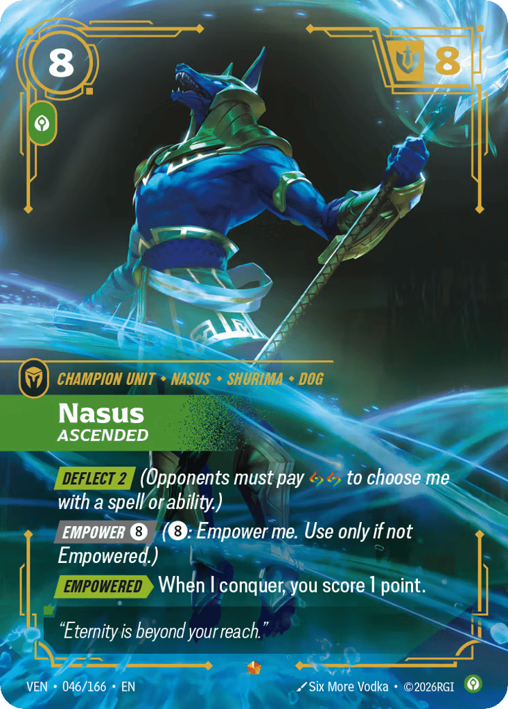 Nasus - Ascended VEN-046 - Epic - Vendetta - Near Mint Riftbound Card