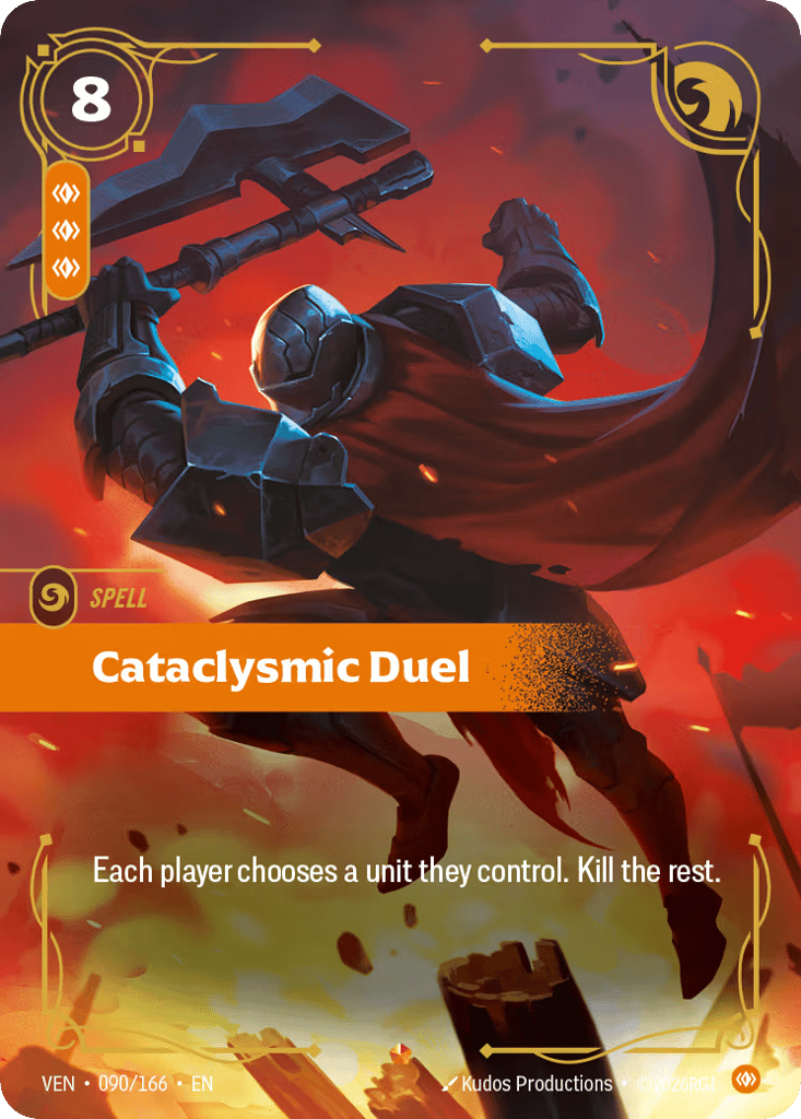 Cataclysmic Duel VEN-090 - Epic - Vendetta - Near Mint Riftbound Card