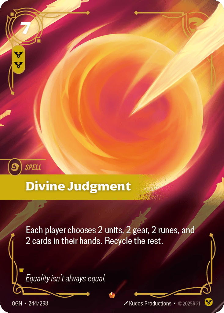 Divine Judgment OGN-244 - Origins - Near Mint Riftbound Card