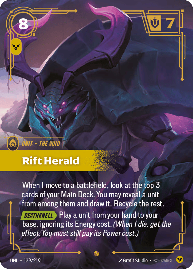 Rift Herald UNL-179 - Epic - Unleashed - Near Mint Riftbound Card