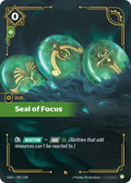Seal of Focus OGN-081 - Epic - Origins - Near Mint Riftbound Card