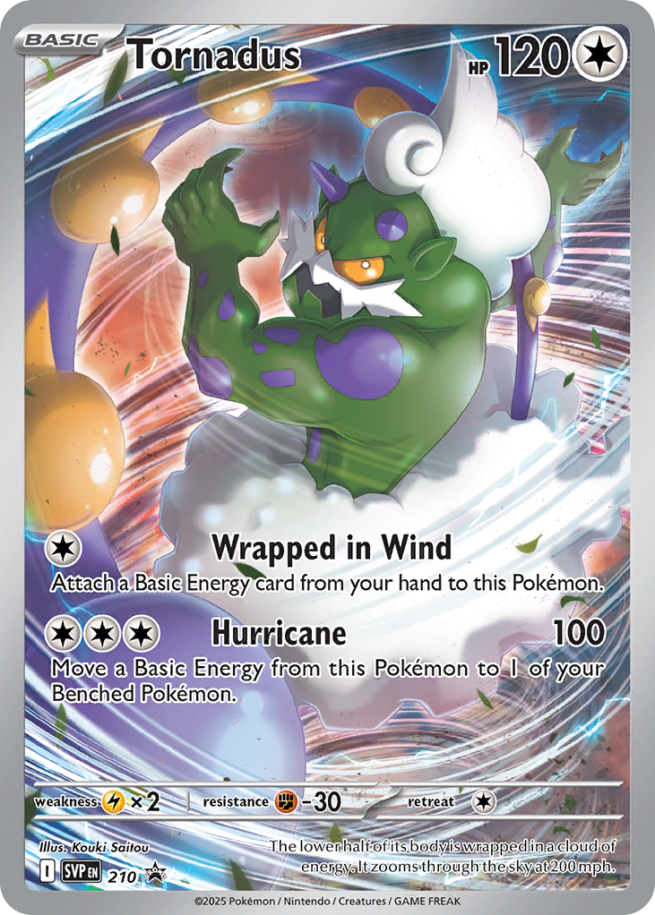 Tornadus SVP210 - Promo - Pokemon Promo - Near Mint Pokemon Card