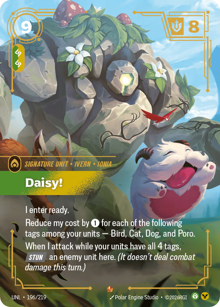 Daisy! UNL-196 - Unleashed - Near Mint Riftbound Card